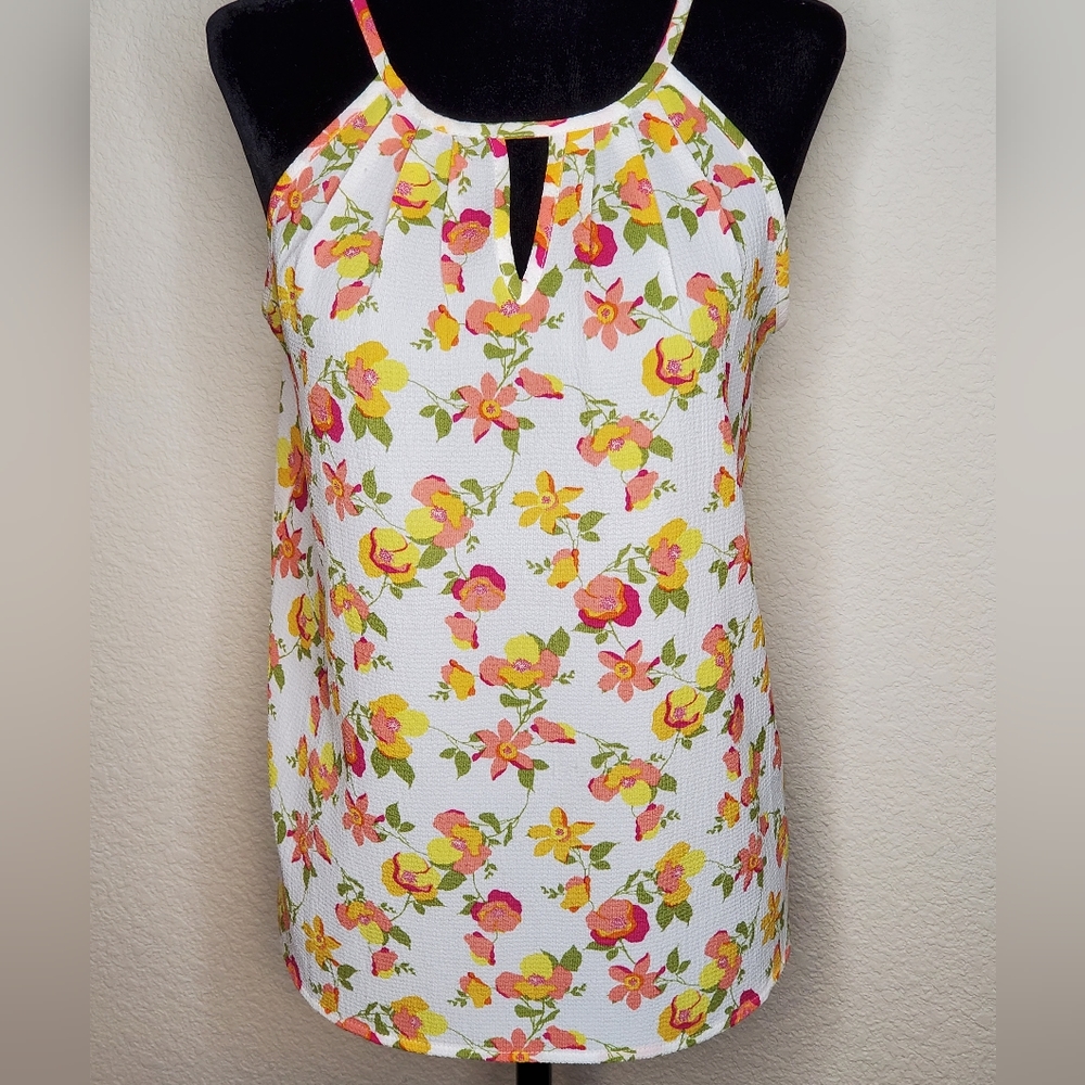 Papermoon Floral Keyhole-Front Top.  NWOT - Picture 7 of 7
